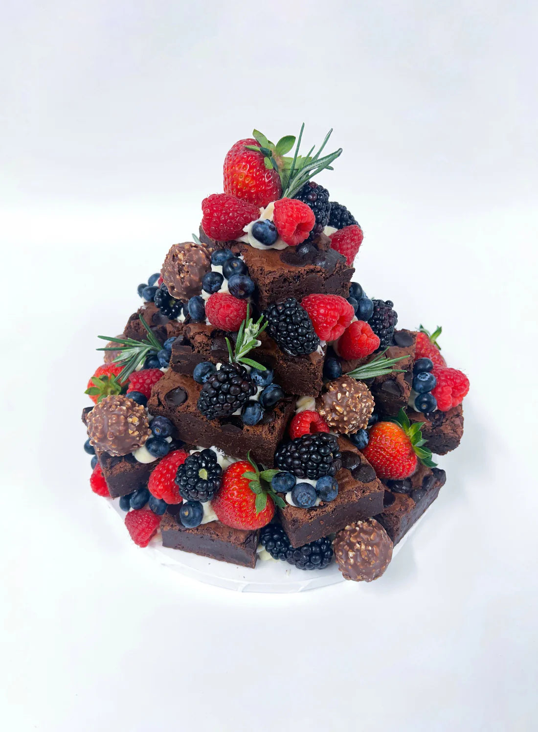 Birthday Brownie Tower