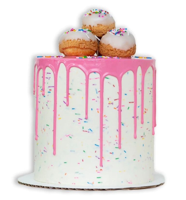 Calgary | Vanilla Birthday Cream Puff Cake - Deluxe