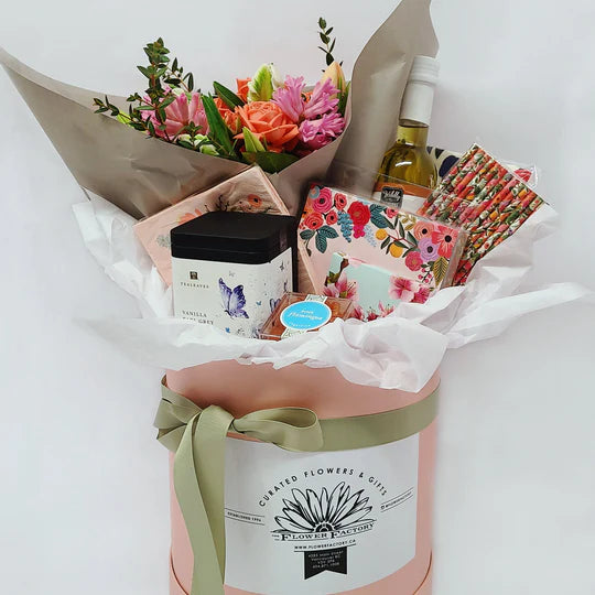 Vancouver | Afternoon Tea Gift Box with Fresh Flowers