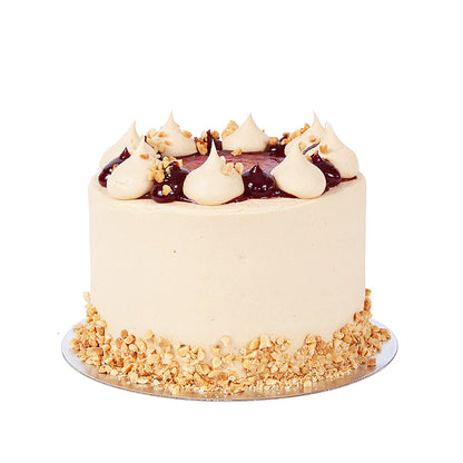 Peanut and Jelly Bullseye Cake
