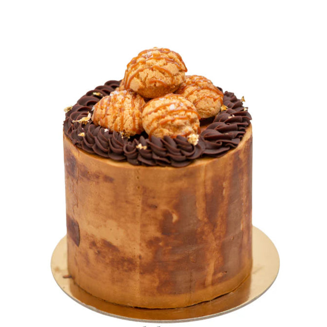 Vietnamese Coffee Cream Puff Cake - Deluxe