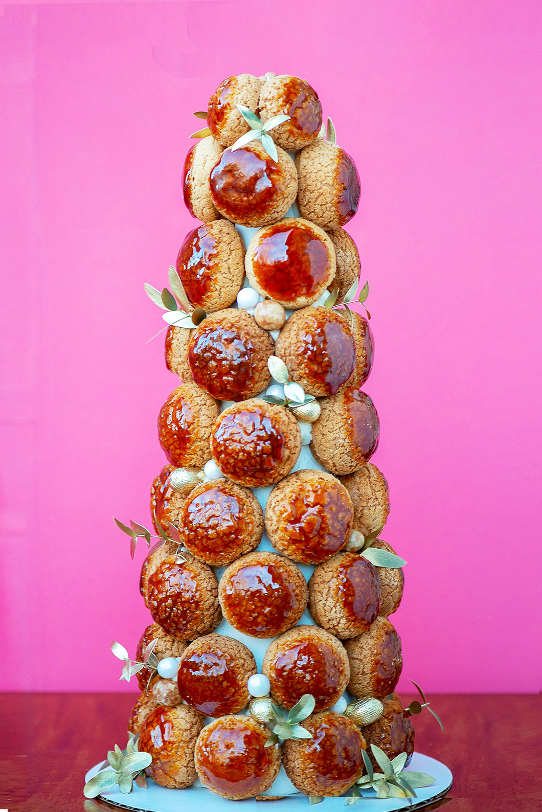 Crème Brûlée Cream Puff Tree