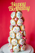 Load image into Gallery viewer, Vanilla Birthday Cream Puff Tree
